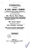 Febrero, ó, Librería de jueces, abogados y escribanos, 2