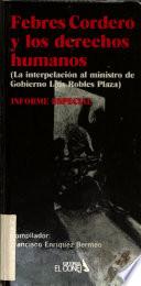 Febres Cordero y los derechos humanos