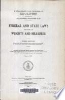 Federal and State Laws Relating to Weights and Measures