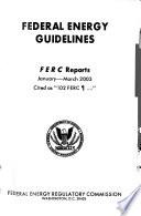 Federal Energy Regulatory Commission Reports