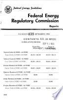 Federal Energy Regulatory Commission Reports