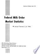 Federal Milk Order Market Statistics
