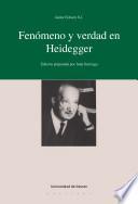 Fenómeno y verdad en Heidegger