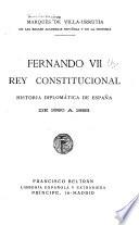 Fernando VII, rey constitucional