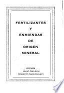 Fertilizantes y enmiendas de origen mineral