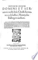 Festorum dierum Domini ... Jesu Christi sermones ecclesiastici