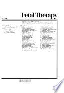 Fetal Therapy