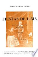 Fiestas de Lima por el nacimiento del principe Baltasar Carlos, Lima, 1632