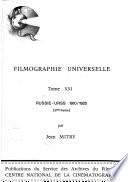 Filmographie universelle