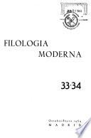 Filolgia moderna