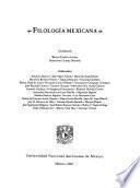 Filología mexicana