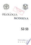 Filología moderna