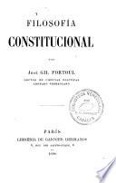 Filosofía constitucional