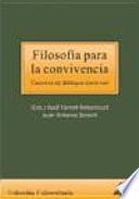 Filosofía de la convivencia. Caminos de dialogos norte-sur