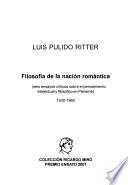 Filosofía de la nación romántica