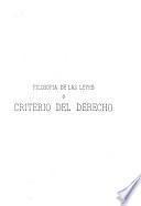 Filosofía de las leyes