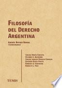 Filosofía del derecho Argentina