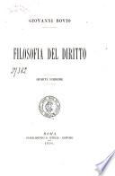 Filosofia del diritto