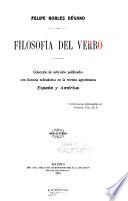 Filosofía del verbo