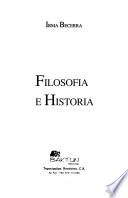 Filosofía e historia