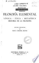 Filosofía elemental
