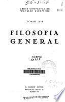 Filosofía general