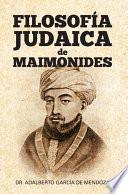 FilosofÍA Judaica de Maimonides