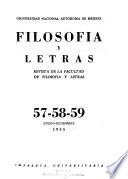 Filosofía y letras