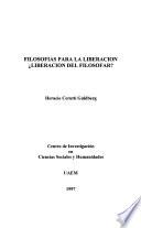 Filosofías para la liberación