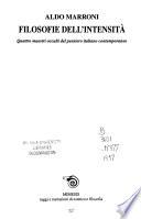 Filosofie dell'intensità