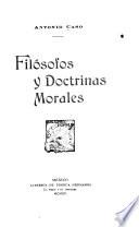 Filósofos y doctrinas morales