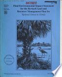Final Environmental Impact Statement for the Revised Land and Resource Management Plan for National Forests in Florida