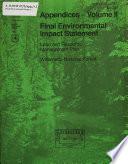 Final Environmental Impact Statement
