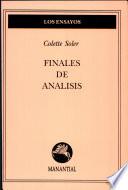 Finales de análisis