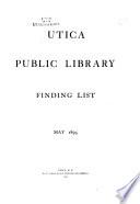 Finding List. May 1895