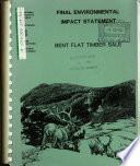 Flathead National Forest (N.F.), Bent Flat Timber Sale