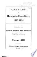 Flock Record of Hampshire-Down Sheep