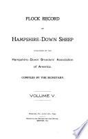 Flock Record of Hampshire-Down Sheep