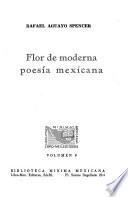 Flor de moderna poesía mexicana