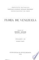 Flora de Venezuela: pt. 5. Orchidaceae