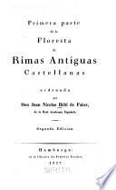 Floresta de rimas antiguas castellanas