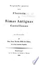 Floresta de rimas antiguas castellanas