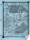 Florida Administrative Register