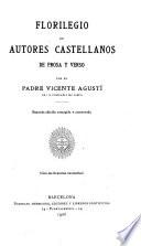 Florilegio de autores castellanos de prosa y verso