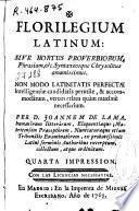Florilegium latinum