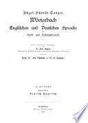 Flügel-Schmidt-Tanger, Wörterbuch der Englischen und Deutschen Sprache für Hand- und Schulgebrauch