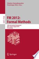 FM 2012: Formal Methods