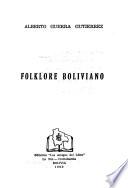 Folklore boliviano