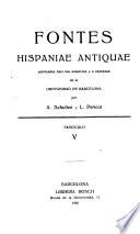 Fontes Hispaniae antiquae