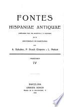 Fontes Hispaniae antiquae